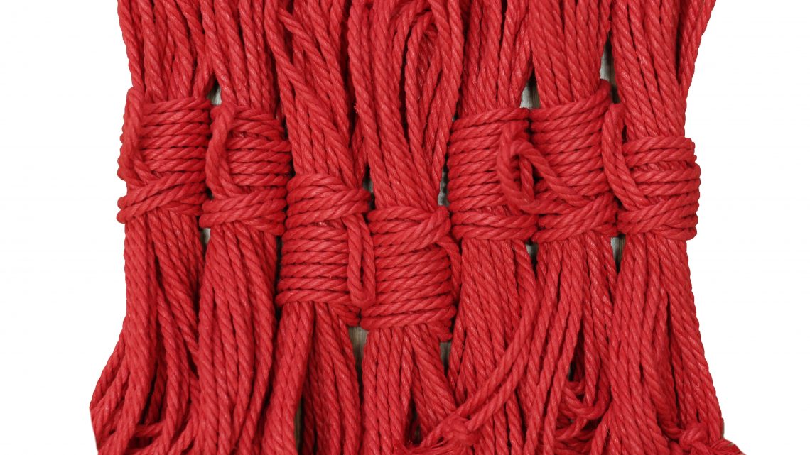 Hanfseile 5,5 mm rot (durchgefärbt)